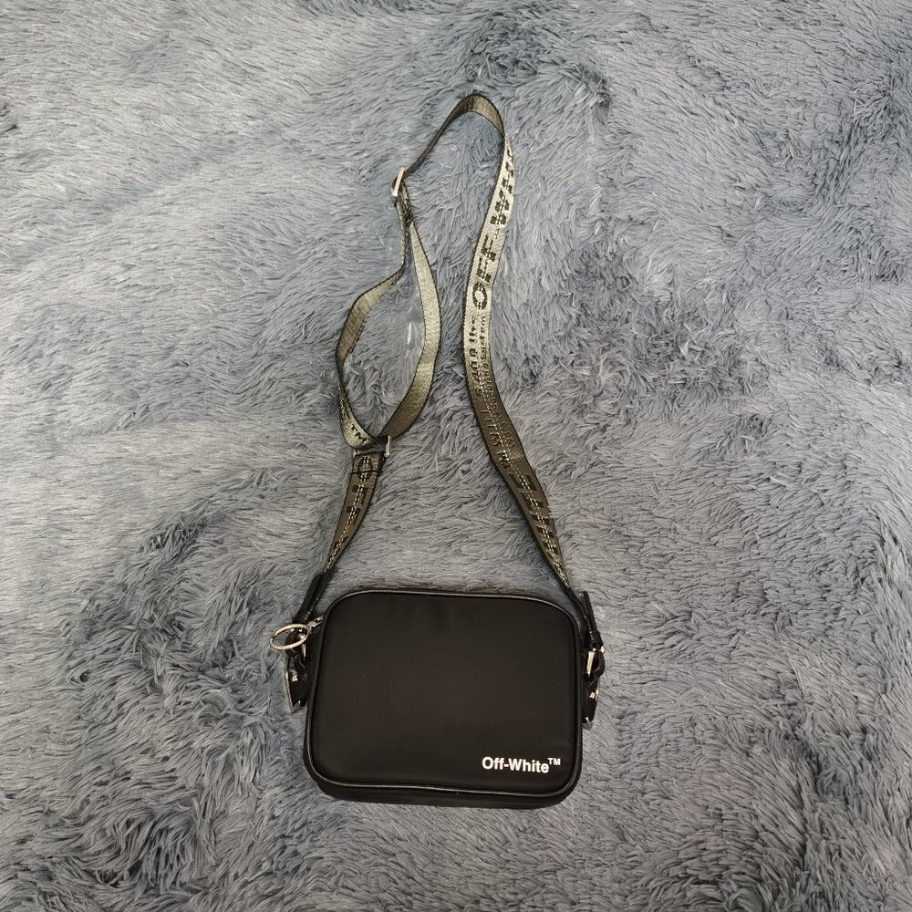 Off-White Nylon Crossbody Bag